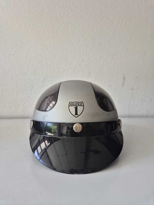 Casca moto Braincap Highway 1 Retro, marimea XL, cu cutie originala