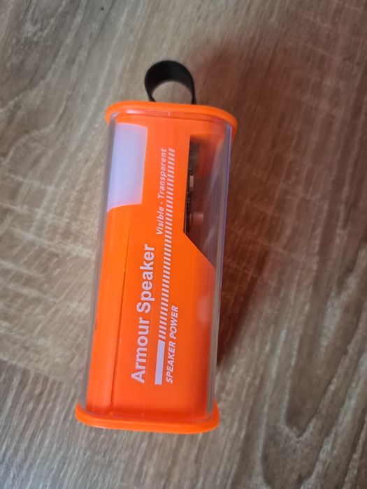 Orange Armour speaker