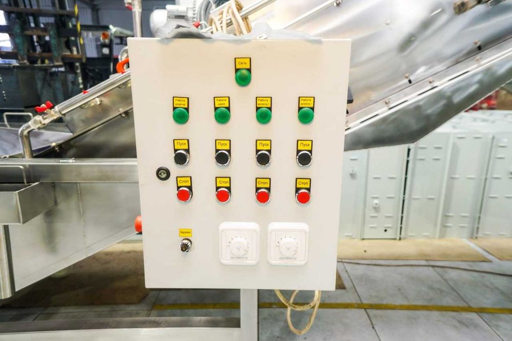 Mașină de spălat fructe prin barbotare – inox AISI 304