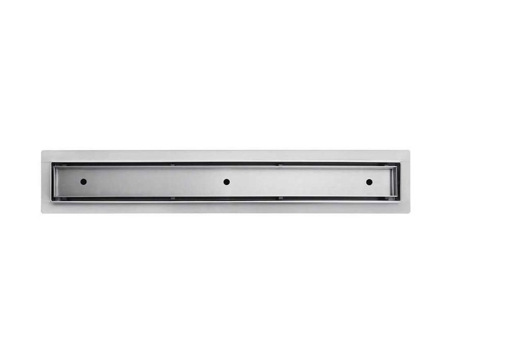 Rigola dus cu scurgere verticala, integral otel inox, 50 cm
