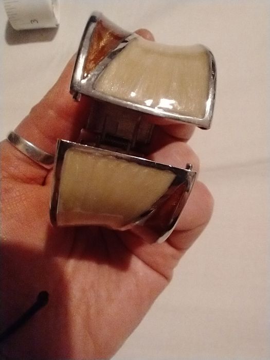 Bratara inox si email