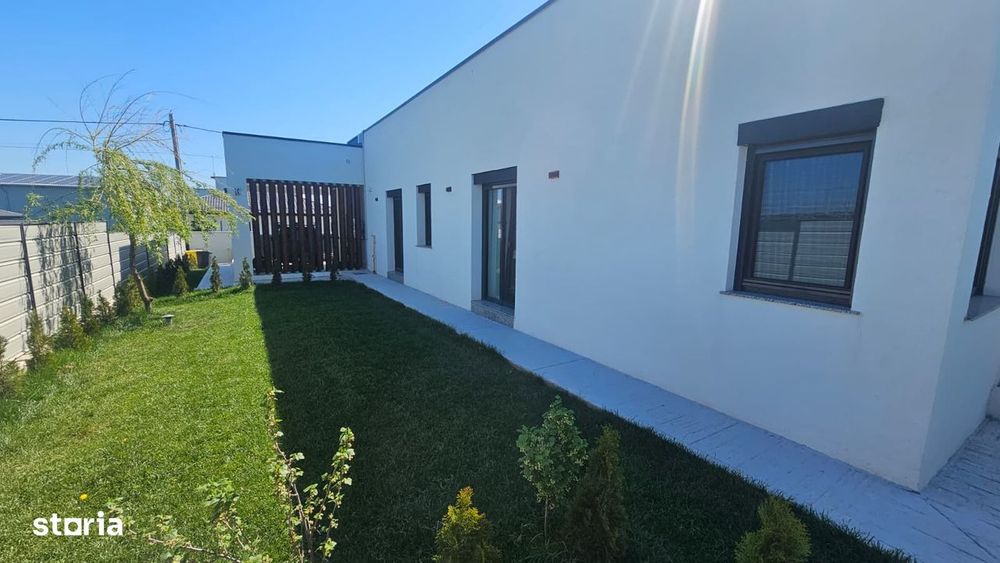Casă modernă parter | stil minimalist - complet mobilată și utilată