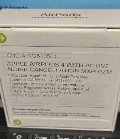 Apple AirPods 4 gen. ANC (MXP93ZM) Casti
