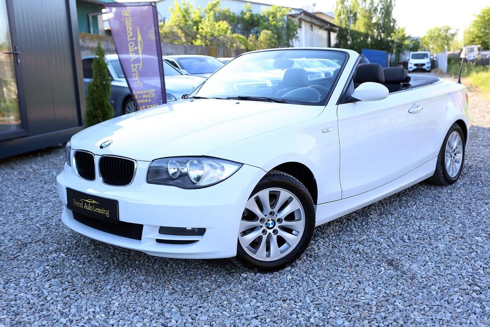 BMW Seria 1 Rate Avans 0 / 118i Cabrio Euro 5 Piele Navi recent adusa