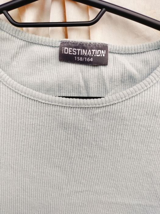 Tricou fete Destination – Albastru deschis / Bleu – Mărime 158/164 (12-14 ani)