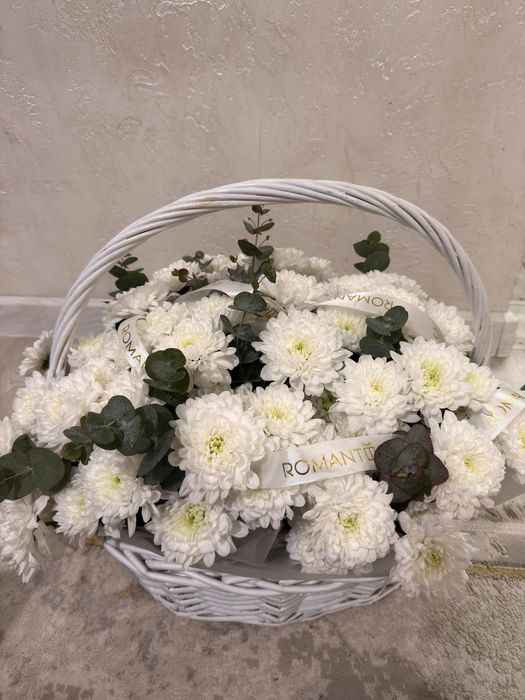 Цветы хризантемы свежие