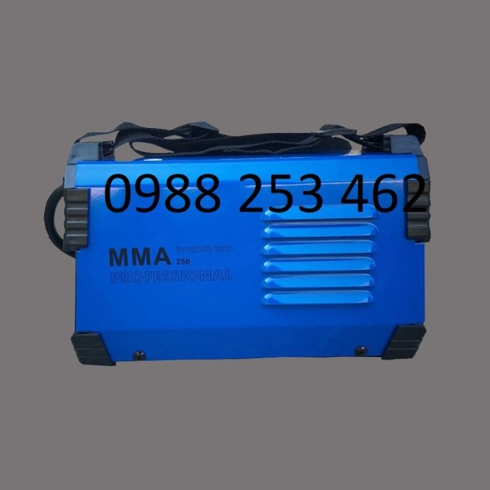 250А Professional Мини 2,5 кг Електрожен инверторен 4м каб с дисплей Н