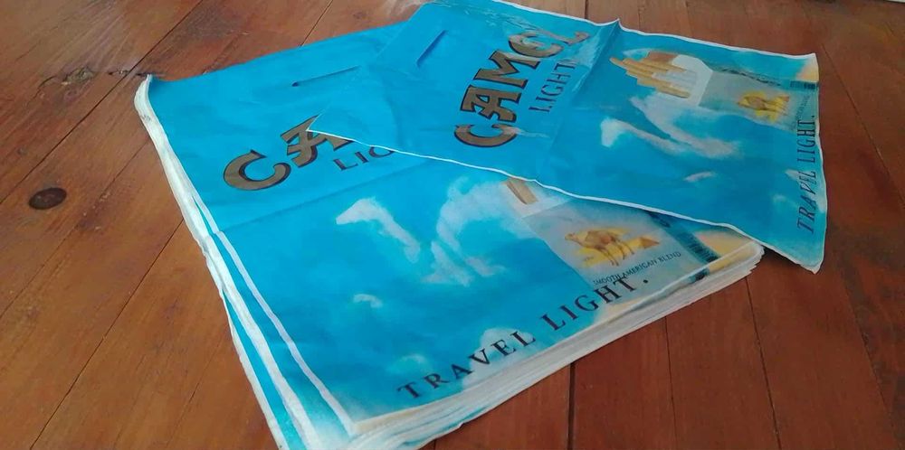 Стари торбички ParliAment SONY JACOBS CAMEL NESCAFE Jack Daniels