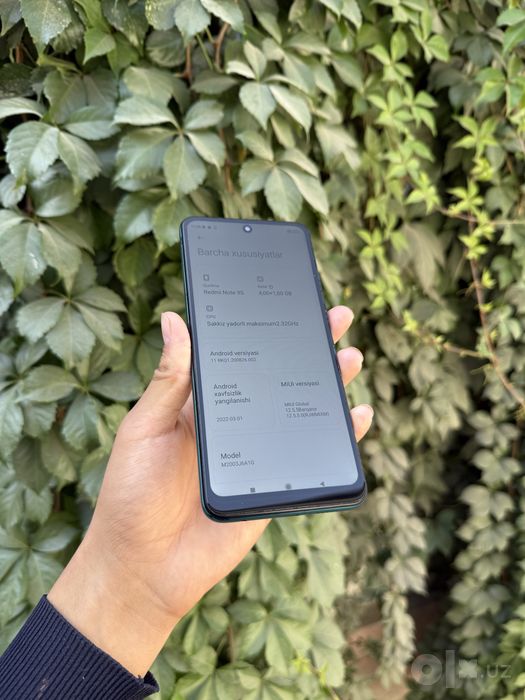 Redmi Note 9s dastavka ximzati bor