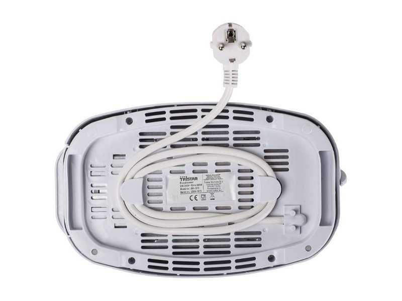 Тостер с 2 Слота за Филии и 6 Степени на Изпичане Tristar BR-1013 - 800W, Бял