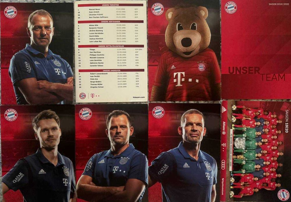 Байерн Мюнхен - сезон 2019/20 картички