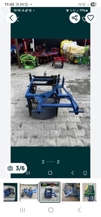 Masina de sapat scos recoltat cepa cartofi usturoi,