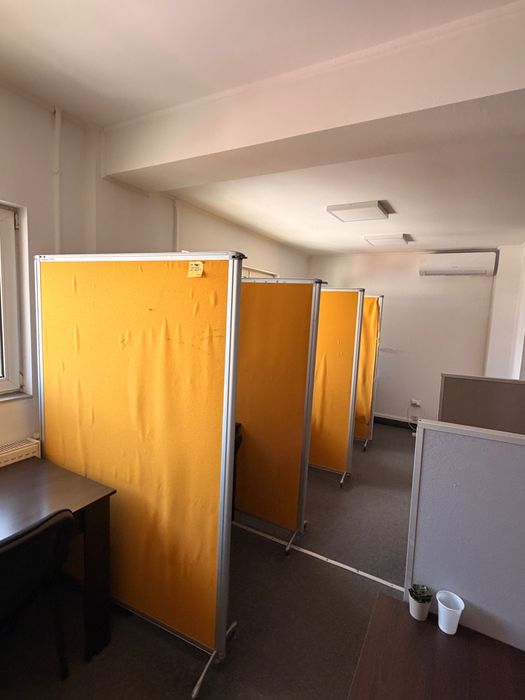 Despărțitoare birou / Panouri compartimentare office – modulare, cu ramă aluminiu