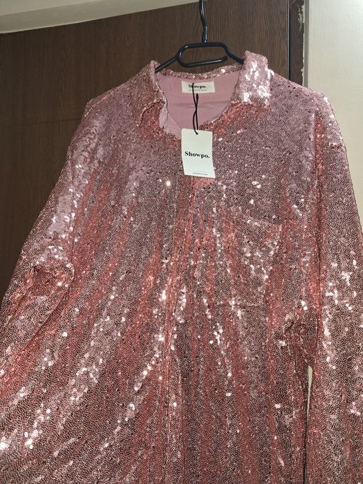 Bluza paiete,mov,nr 50,52