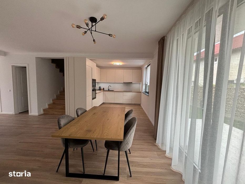 Inchiriere - Duplex P+1, 120 mp, teren 2 ari, finisat mobilat lux