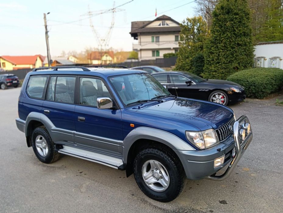 Toyota Land Cruiser Toyota Land Cruiser 3.0 D-4D, 163 CP, 4x4, an 2002, albastru,  Euro 3