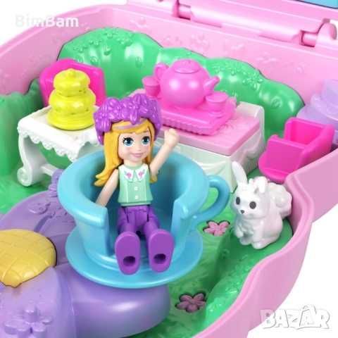 Игрален комплект Polly Pocket с аксесоари в чантичка - Зайче