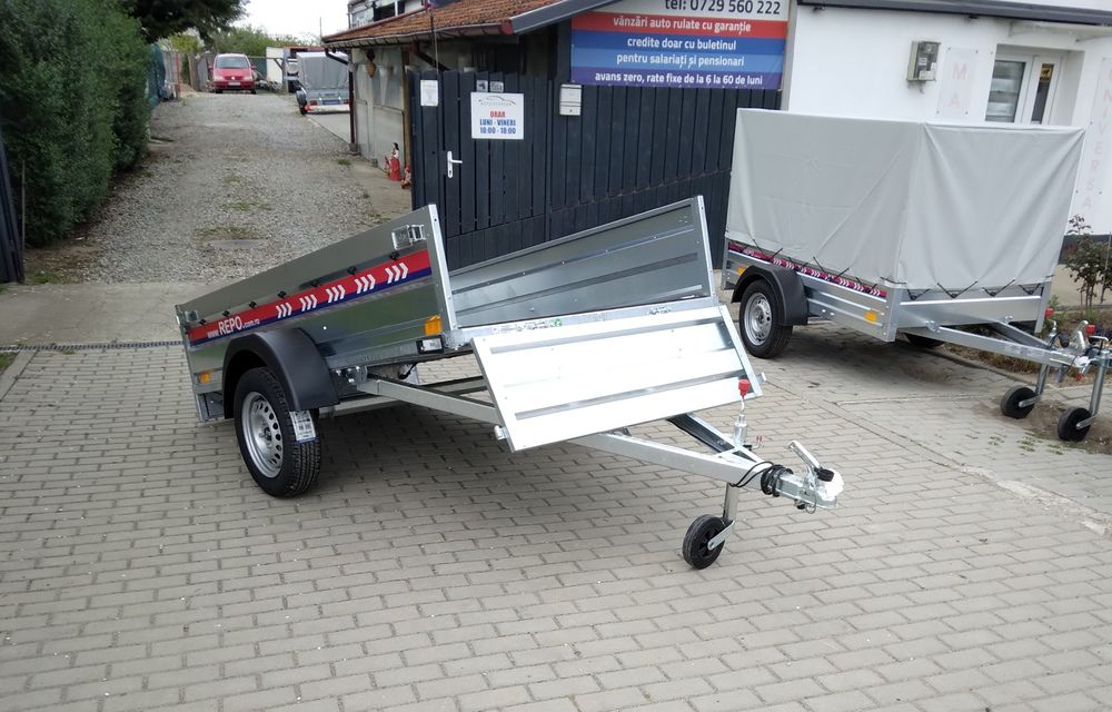 Remorca Repo RDS+Prelata 2,4x1,25m Basculabila 750kg