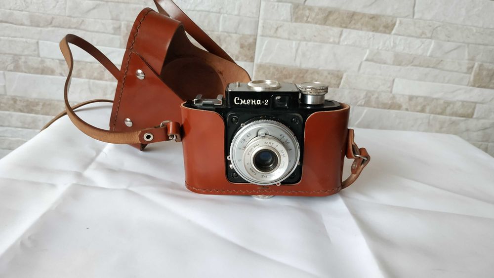 Стар механичен фотоапарат Смена 2 / Smena 2 - Антика