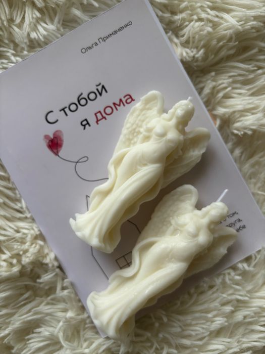 Свеча «ангел» ,с приятным запахом/ручная работа