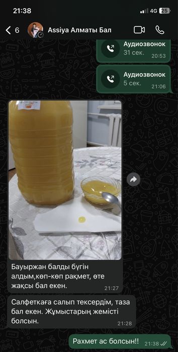 100%  Натуральный Катон-карагайский мед.