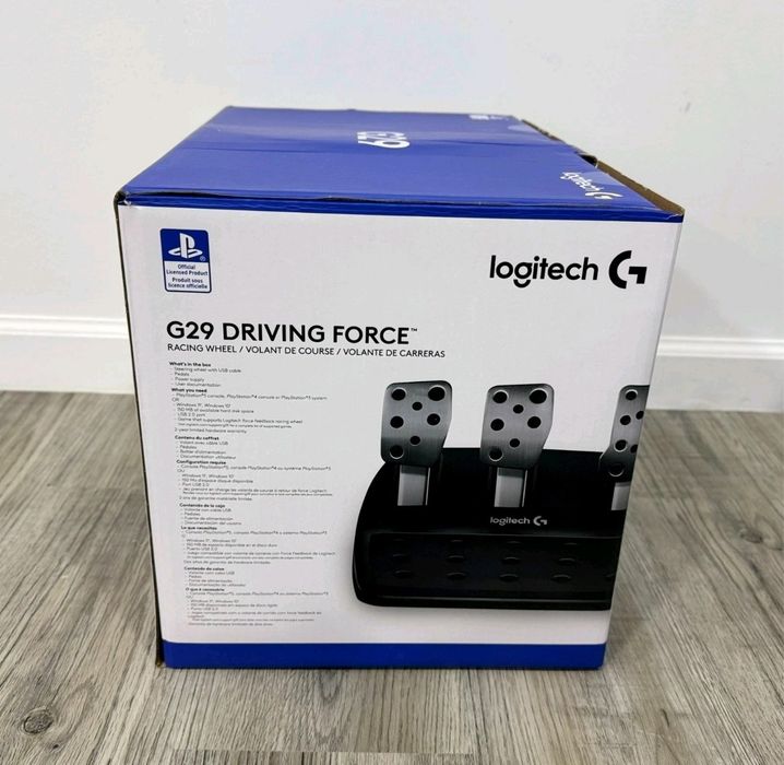 Logitech G29 + педали като нови, много малко използвани