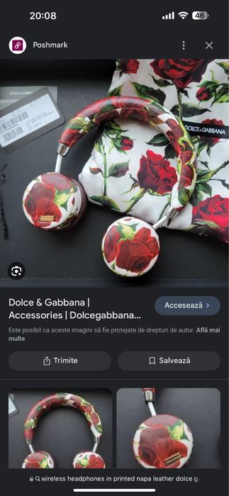 Casti florale wireless Dolce&Gabbana