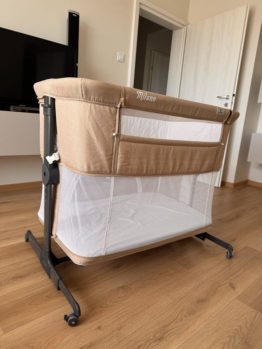 Бебешка кошара Lorelli MILANO 2 в 1 Beige