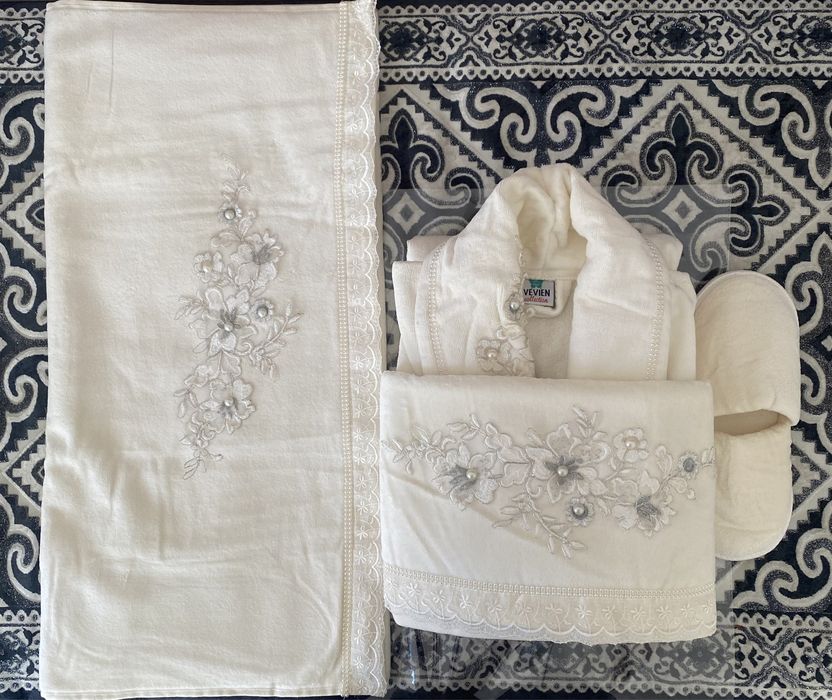 Халат махровый набор vevien collection
