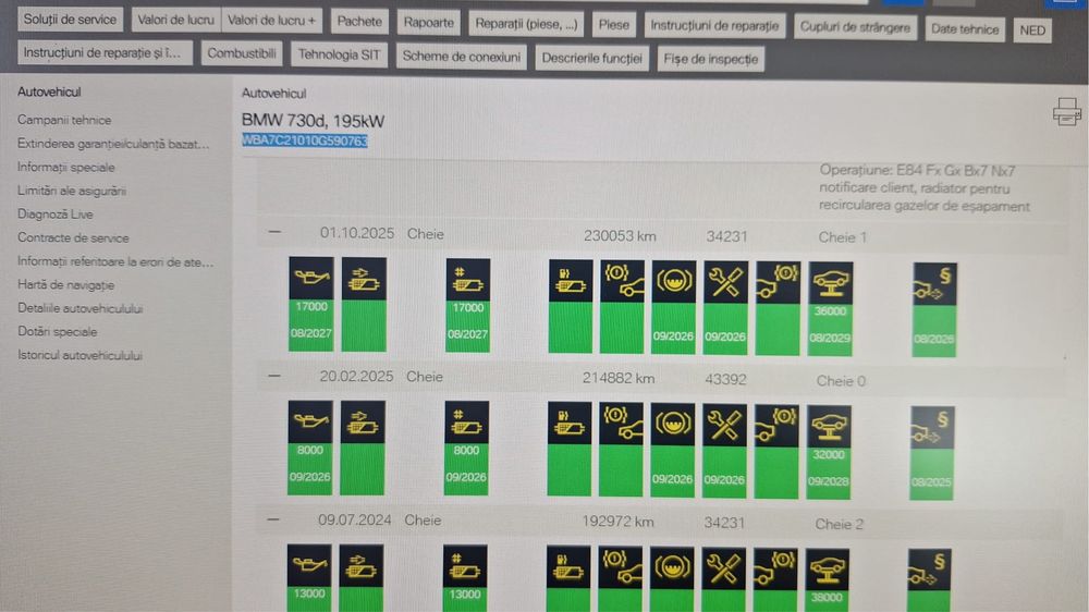 Vand Bmw 730 M paket