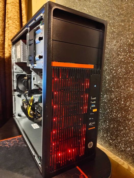 Calculator gaming  Intel Xeon 8 nuclee, SSD, Grafica RX480 , Win11