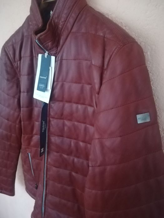 Geaca noua piele Trapper mărimea 50
