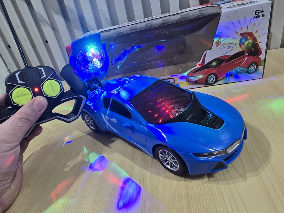 Музикална светеща количка  с дистанциинно