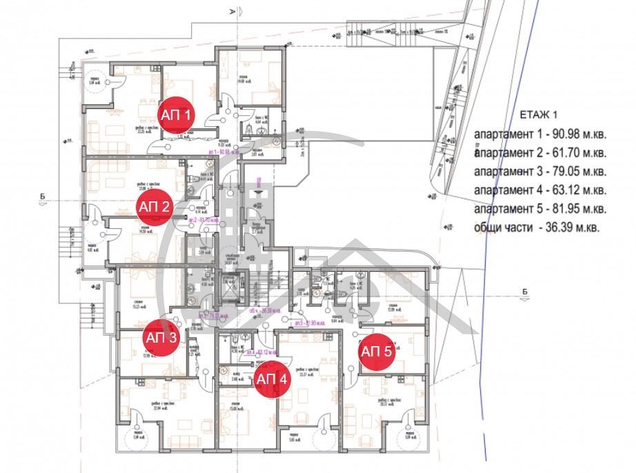 Продава се Тристаен апартамент в Варна, м-т Траката - 100 кв.м за 1250 €/кв.м - Снимка #2