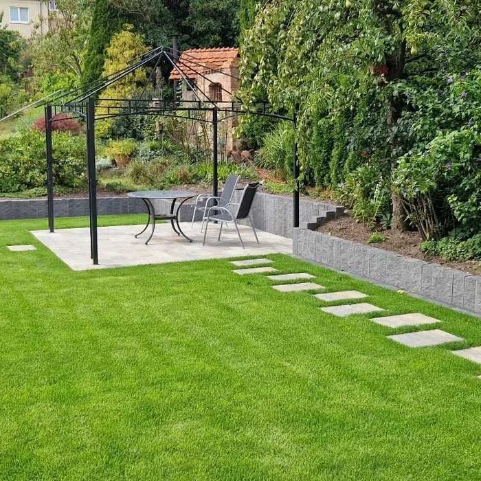 Amenajari spatii verzi , pavele, sisteme irigare,gazon rulou