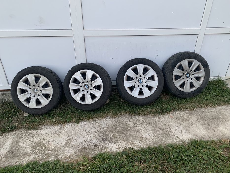 Jante Tabla 205/55R16 cu cauciucuri All Season + capace Bmw