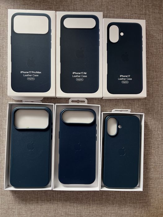 Husă piele  iPhone 17, iPhone Pro Max, iPhone Air