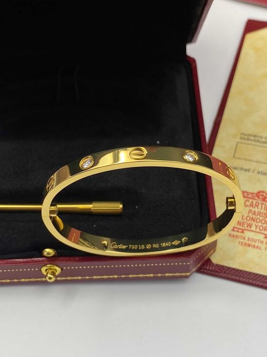 Brățară Cartier LOVE 16 Gold 23K Diamond