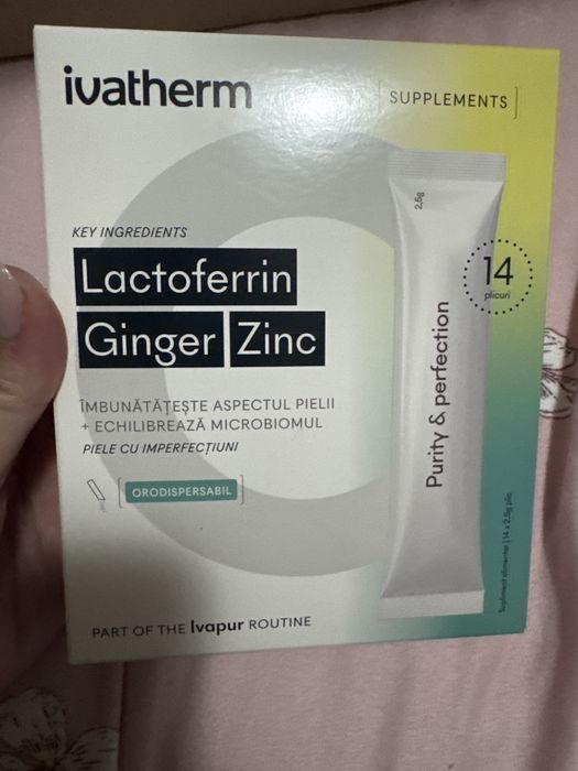 Lactoferin Ginger Zinc