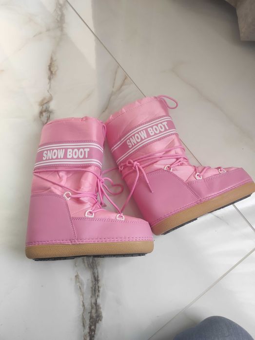 Зимни ботуши стил moon boots дамски