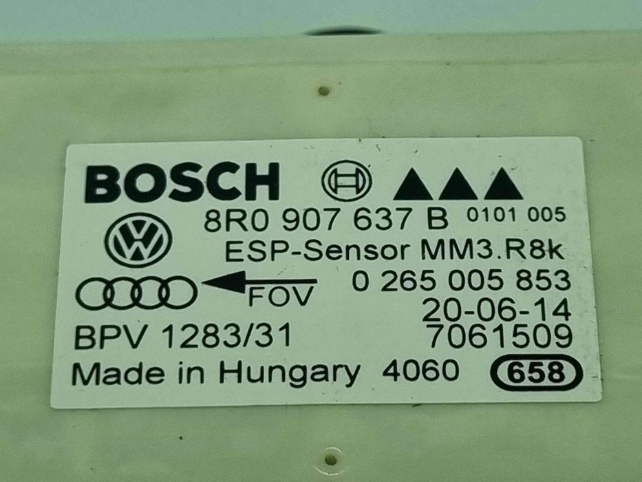 SENZOR ESP Audi A4 (8K2, B8) [Fabr 2008-2015] 8R0907637B
