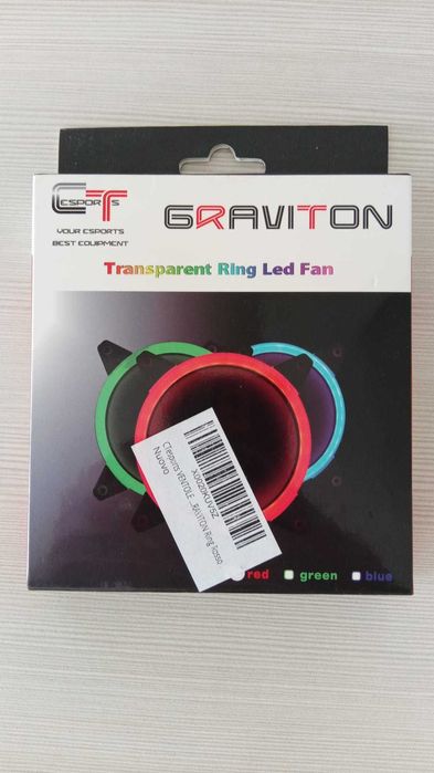 Set 3 ventilatoare PC RGB Graviton 120mm