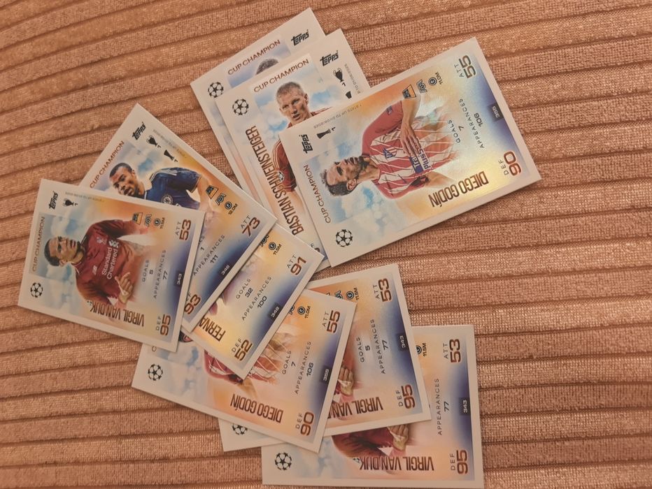 Футболни карти match attax 2025/2026
