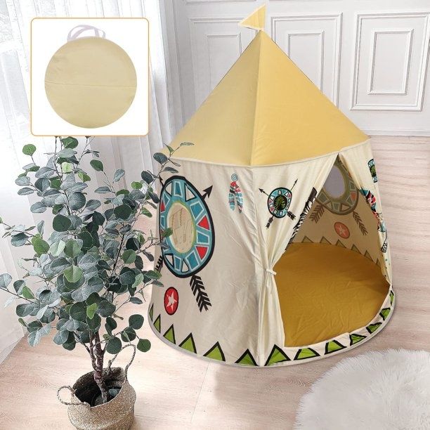 Детска палатка за игри Индианска палатка за деца за дома и двора