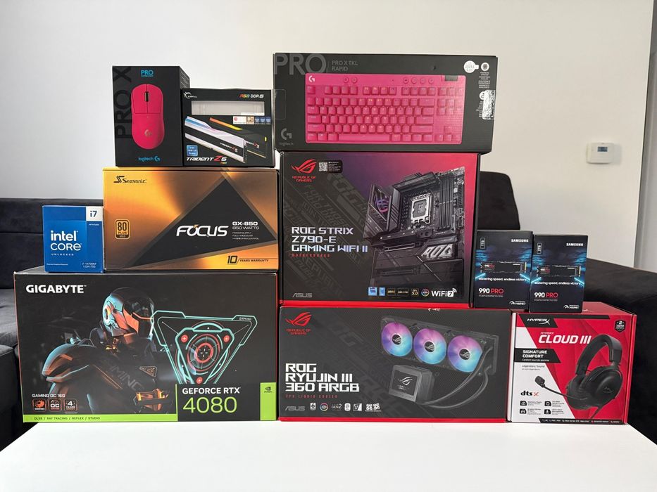 PC Gaming / Workstation High-End – Intel i7-14700KF + RTX 4080 OC + 64GB DDR5