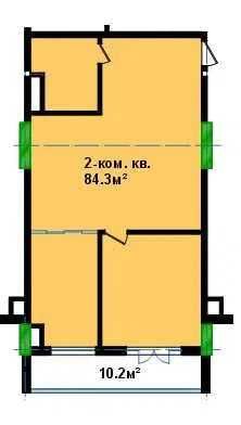 Продаётся 2-комнатная квартира-студия | ЖК “Vegas Tower” Кадастр есть