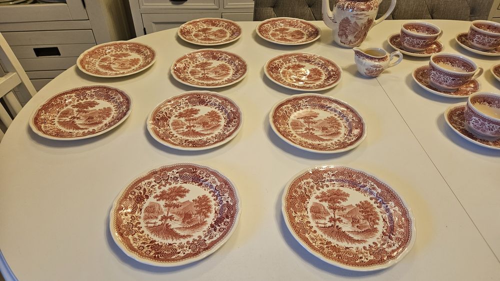 Set ceramica ceai cafea 12 persoane Villeroy Boch model Burgenland