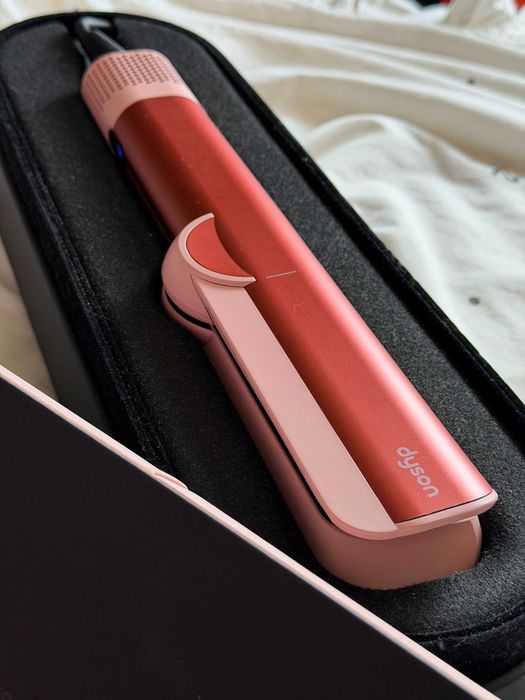 Dyson Airstrait Pink / Rose Gold + оригинален кейс | Като нов