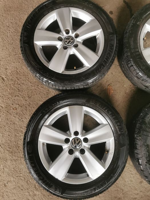Jante R16 Originale VW 5x112 cu cauciucuri de vară