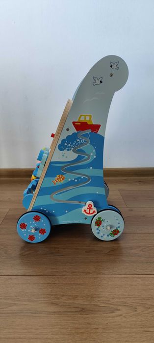 Бебешки дървен уокър BigJigs